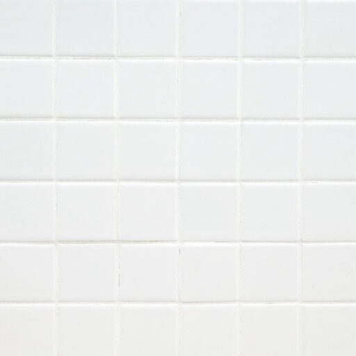 White Matte 2X2 Mosaic